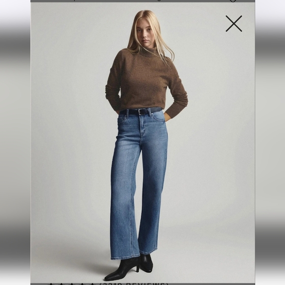 Quince Bella Stretch Relaxed Straight Jeans 26 - Picture 7 of 9